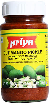 Priya Cut Mango Pickle in Oil 300g
