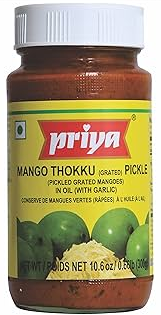 Priya Mango Thokku (Grated) Pickle in Oil 300g