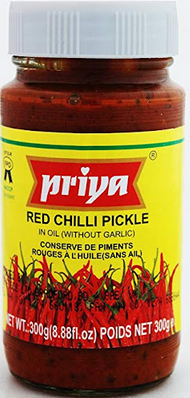 Priya Red Chilli Pickle In Oil 300g