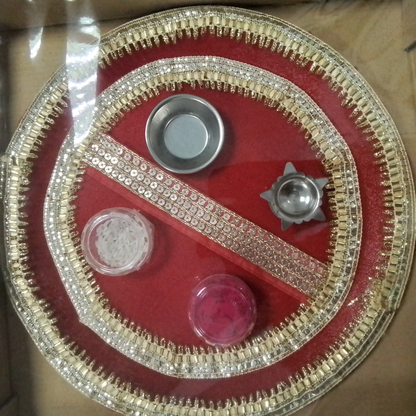 Pooja Thali Decorated