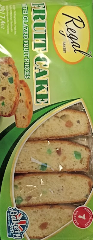 Regal Fruit Cake With GLazed Fruit Pieces 210g