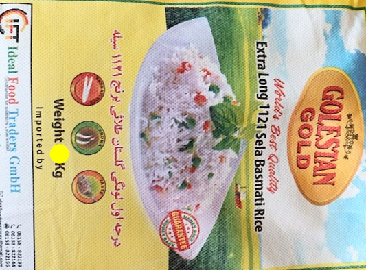 Golestan Extra Long Sella Basmati Reis 10kg