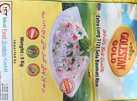 Golestan Extra Long Sella Basmati Reis 5kg