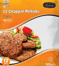 Crown 12 Chappal Kebabs Chicken 700g