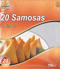 Crown 20 Samosas Chicken 700g