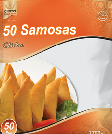 Crown 50 Samosas Chicken 1,75kg
