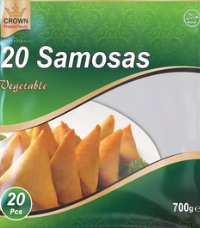 Crown 20 Samosas Vegetable 700g