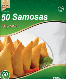 Crown 50 Samosas Vegetables 1,75kg