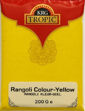 KRG Rangoli Color Yellow 100g