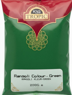 KRG Rangoli Color Green 100g