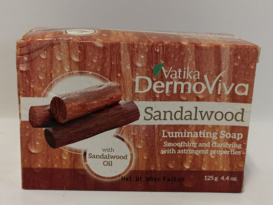Vatika Dermo Viva Sandalwood Luminating Soap 125g