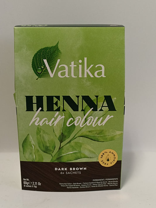 Vatika Henna Hair Color Black Brown 60g